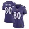 Durham Smythe Baltimore Ravens Nike Women's Team Game Jersey - Purple - Front View
