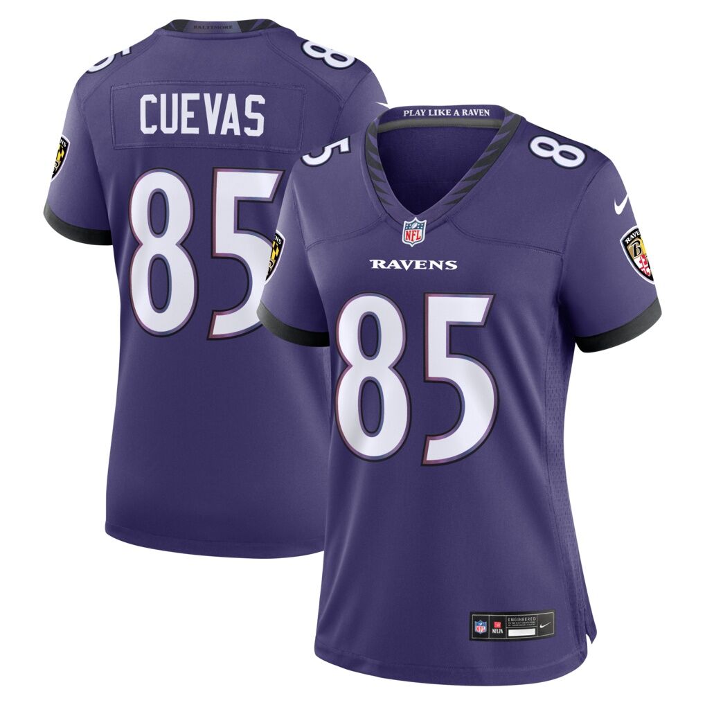 Josh Cuevas Baltimore Ravens Nike Women's Team Game Jersey