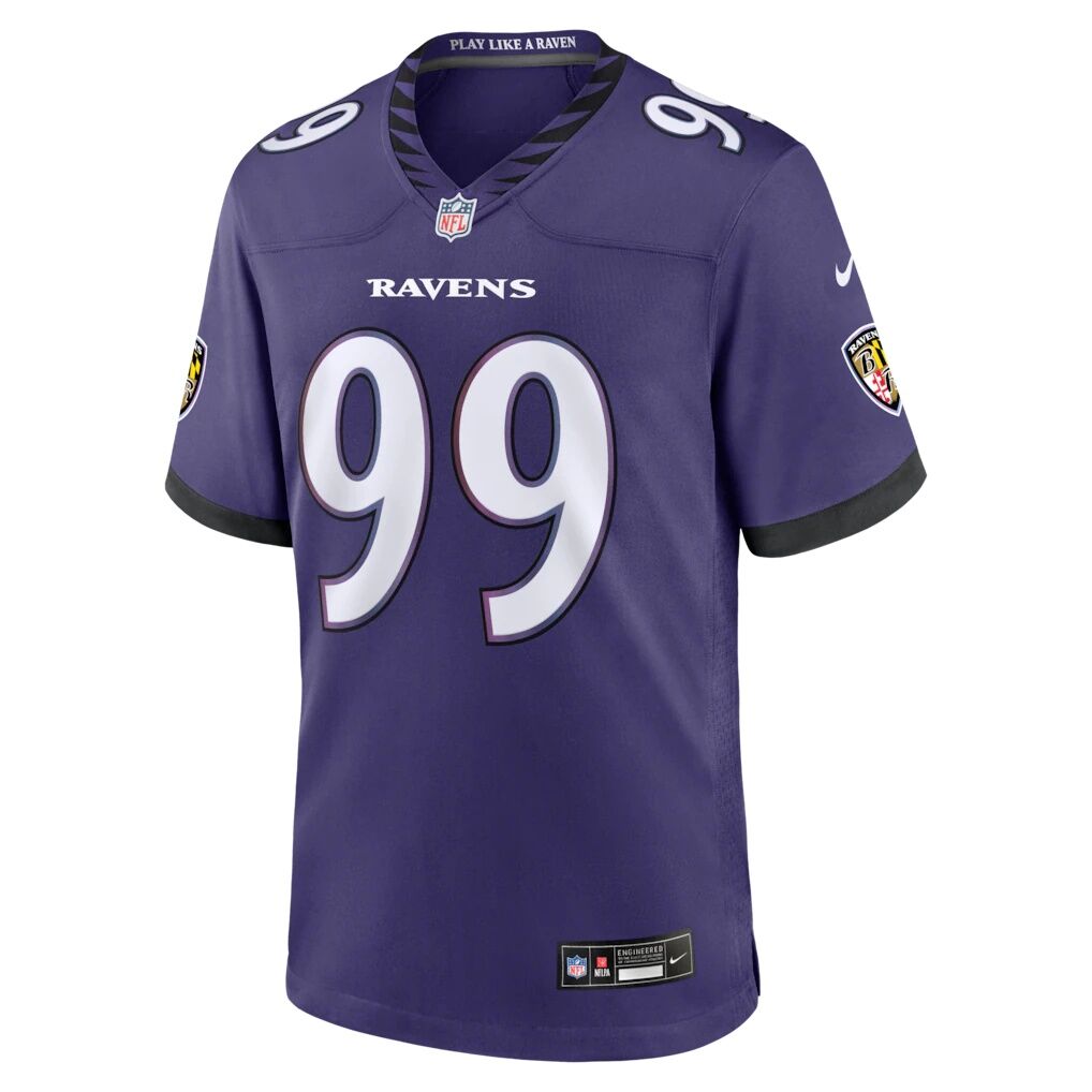 Rayshaun Benny Baltimore Ravens Nike Team Game Jersey