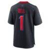 Tank Dell Houston Texans Nike Alternate Game Jersey - Navy - Alt2