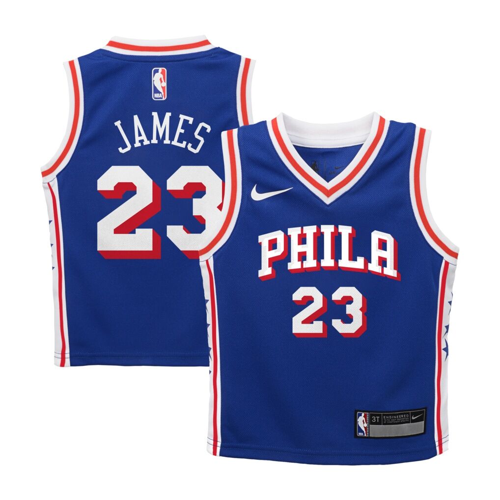 LeBron James Philadelphia 76ers Nike Toddler Swingman Swingman Jersey - Royal - Icon Edition
