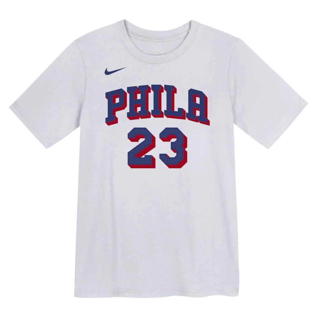 LeBron James Philadelphia 76ers Nike Preschool Association Name & Number T-Shirt