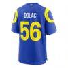 Shaun Dolac Los Angeles Rams Nike Team Game Jersey - - Detail View