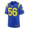 Shaun Dolac Los Angeles Rams Nike Team Game Jersey - - Side View