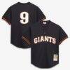 Matt Williams San Francisco Giants Mitchell & Ness Authentic Batting Practice Jersey - Black - Front View