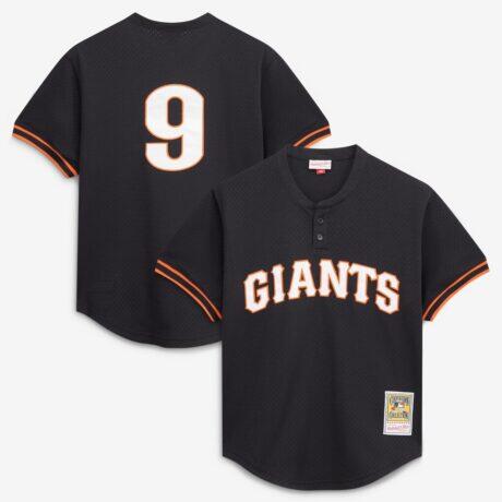 Matt Williams San Francisco Giants Mitchell & Ness Authentic Batting Practice Jersey - Black - Front View
