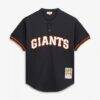Matt Williams San Francisco Giants Mitchell & Ness Authentic Batting Practice Jersey - Black - Side View