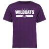 Abilene Christian University Wildcats Team Strong T-Shirt - Purple - Front View