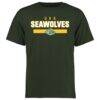 Alaska Anchorage Seawolves Team Strong T-Shirt - Green - Front View