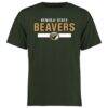 Bemidji State Beavers Team Strong T-Shirt - Green - Front View