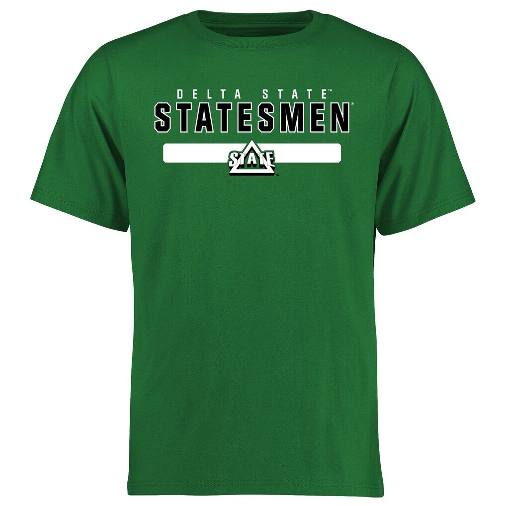 Delta State Statesmen Team Strong T-Shirt - Kelly Green