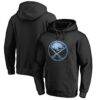Buffalo Sabres Rinkside Pond Hockey Pullover Hoodie - Black - Front View