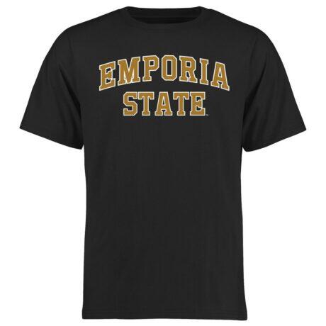 Emporia State Hornets Everyday T-Shirt - Black - Front View