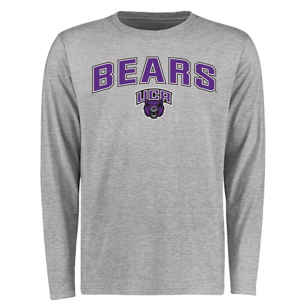 Central Arkansas Bears Proud Mascot Long Sleeve T-Shirt - Ash