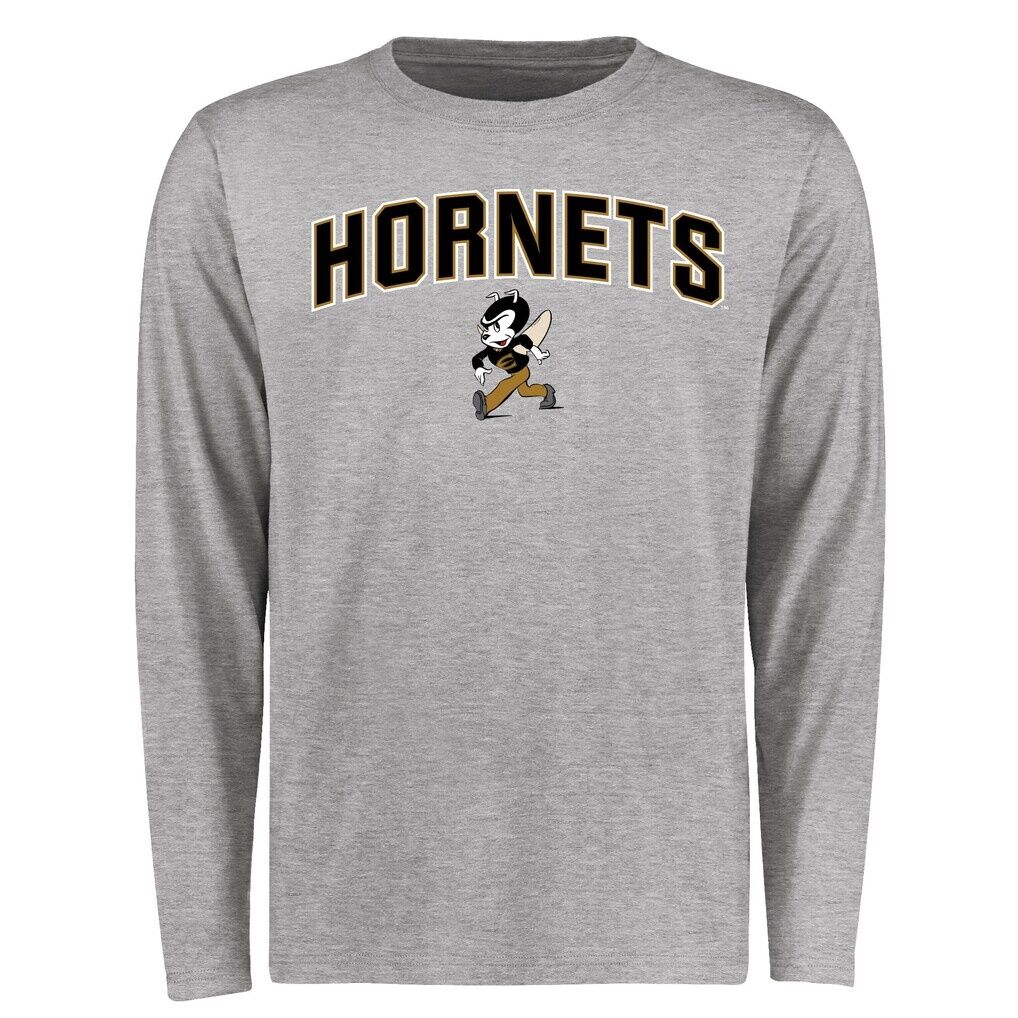 Emporia State Hornets Proud Mascot Long Sleeve T-Shirt - Ash
