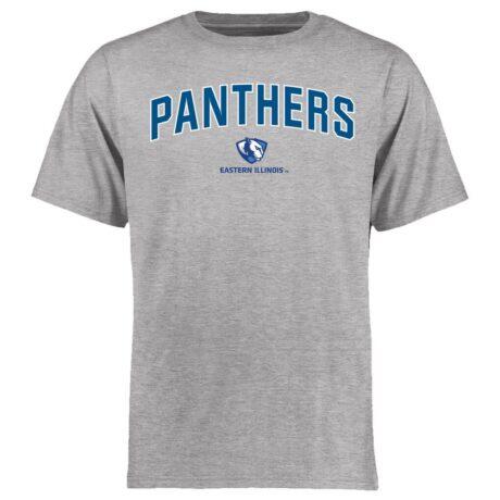 Eastern Illinois Panthers Proud Mascot T-Shirt - Heather Gray - Front View