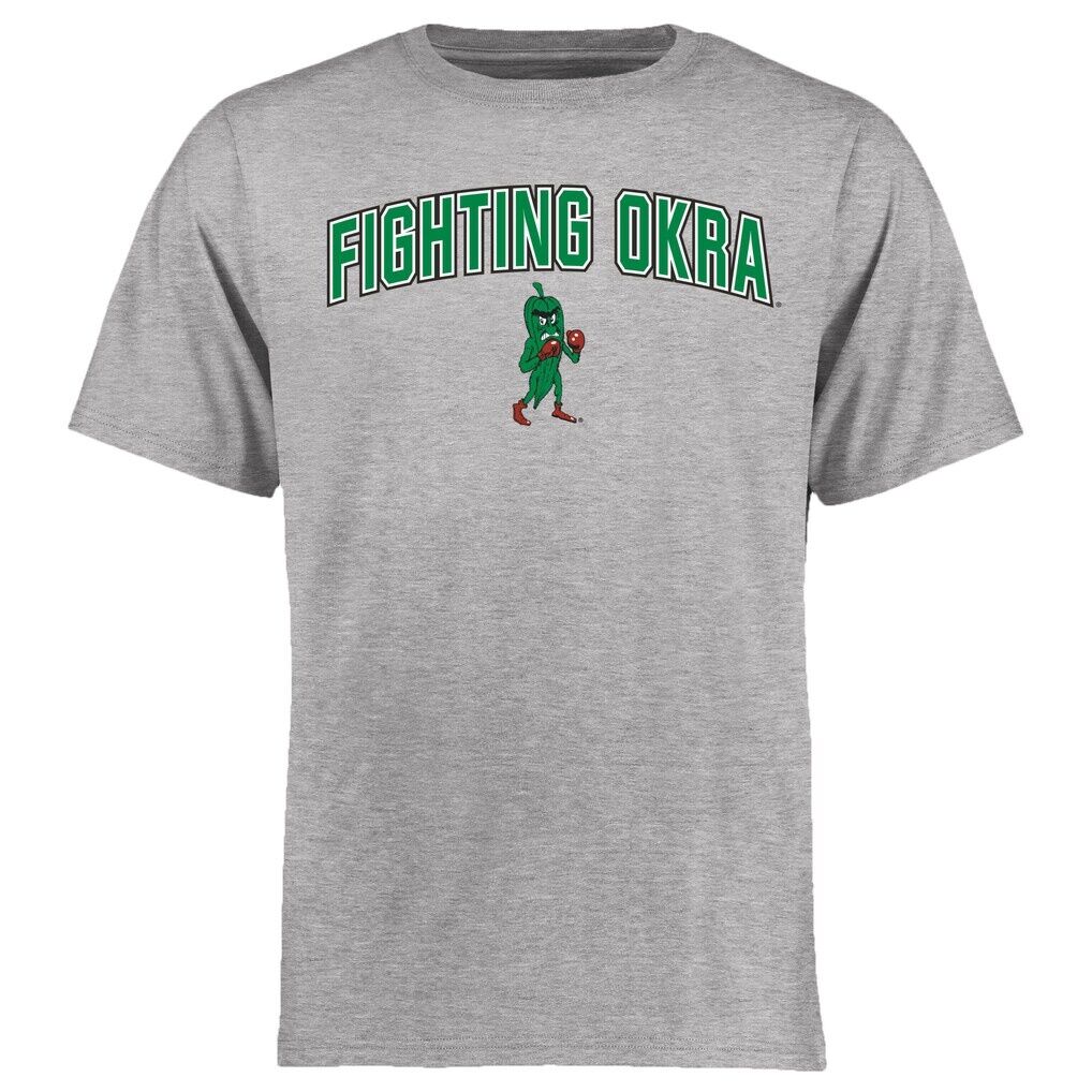 Delta State Statesmen Proud Mascot T-Shirt - Ash
