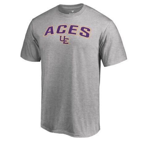 Evansville Purple Aces Proud Mascot T-Shirt - - Front View