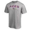 Evansville Purple Aces Proud Mascot T-Shirt - - Side View