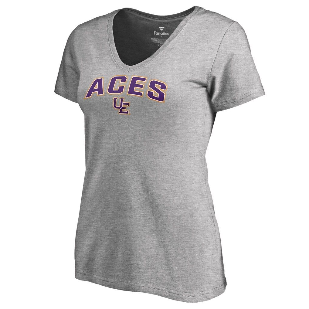 Evansville Purple Aces Women's Proud Mascot T-Shirt - Ash