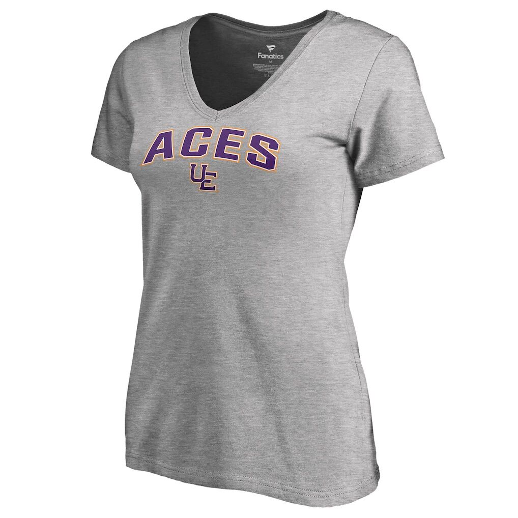 Evansville Purple Aces Women's Proud Mascot T-Shirt - Ash