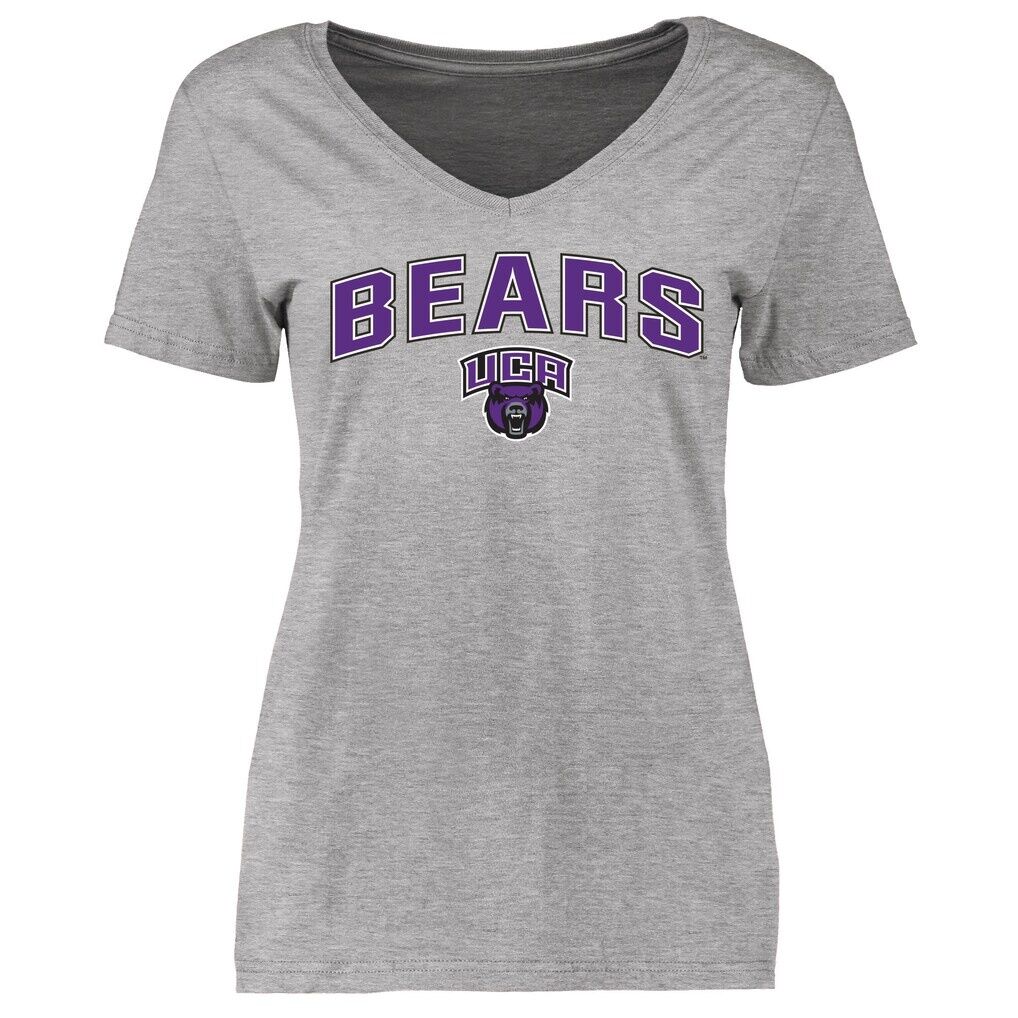 Central Arkansas Bears Women's Proud Mascot T-Shirt - Ash