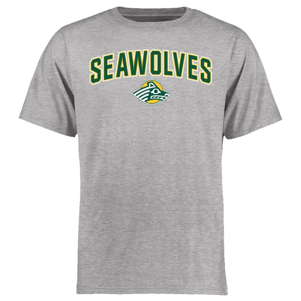 Alaska Anchorage Seawolves Proud Mascot T-Shirt - Ash