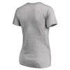 Alabama A&M Bulldogs Women's Proud Mascot V-Neck T-Shirt - Heather Gray - Detail View