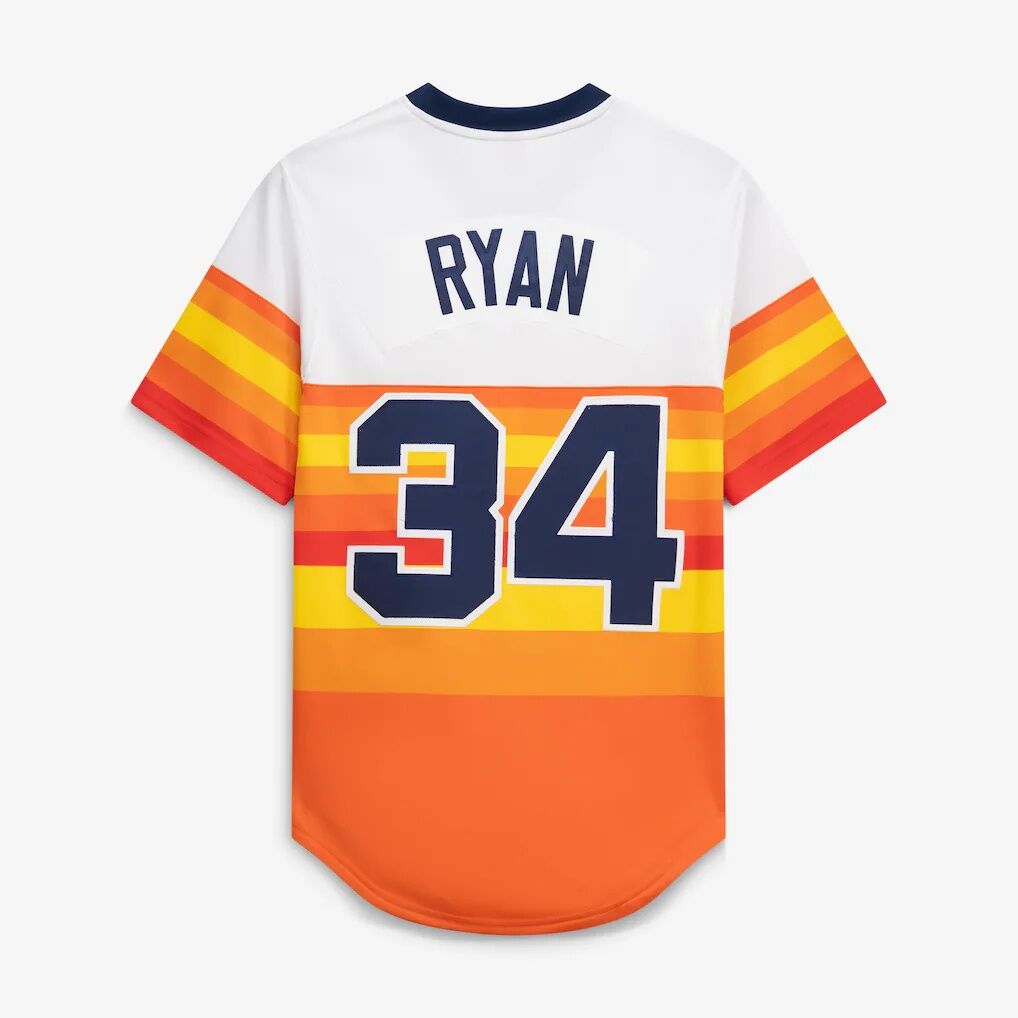 Nolan Ryan Houston Astros Mitchell & Ness Throwback Authentic Jersey