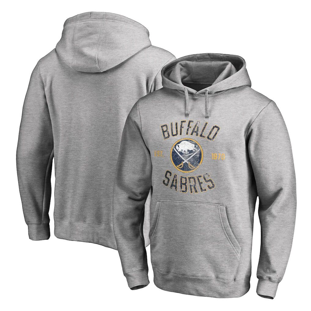 Buffalo Sabres Heritage Pullover Hoodie – Ash