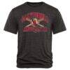 Los Angeles Angels Cooperstown Bats Tri-Blend T-Shirt - black - alt1 view