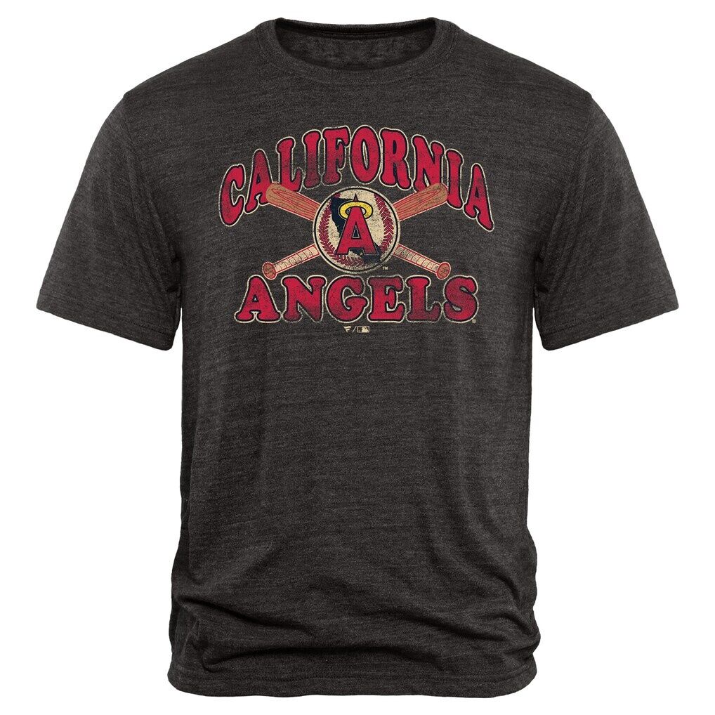 Los Angeles Angels Cooperstown Bats Tri-Blend T-Shirt