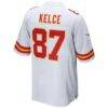 Travis Kelce Kansas City Chiefs Nike Youth Game Jersey - White - Detail View