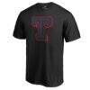 Texas Rangers Taylor T-Shirt - Black - Front View