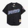 Randy Johnson Arizona Diamondbacks Mitchell & Ness Cooperstown Collection Mesh Batting Practice Button-Up Jersey - Black - Side View