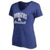 Los Angeles Dodgers Women's Victory Script T-Shirt - - Front View