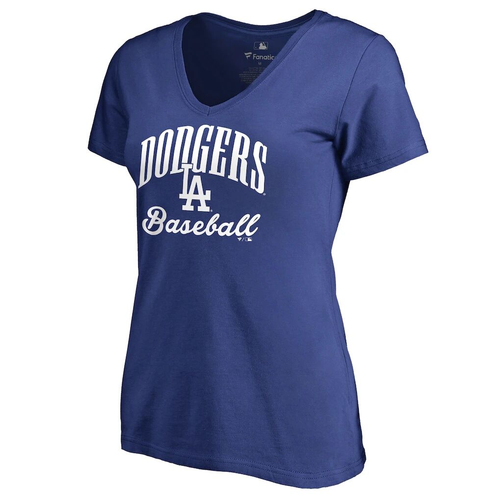 Los Angeles Dodgers Women’s Victory Script T-Shirt – Royal