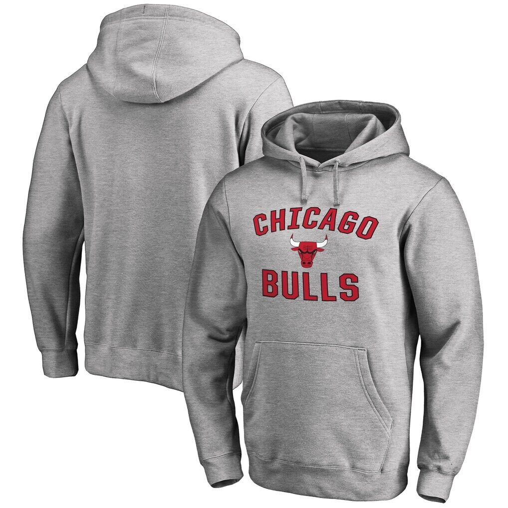 Chicago Bulls Victory Arch Pullover Hoodie – Ash