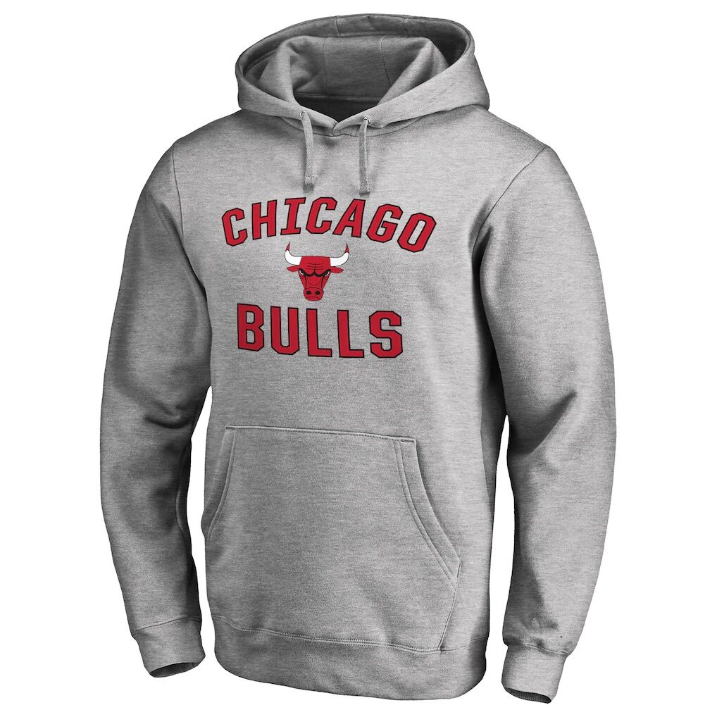 Chicago Bulls Victory Arch Pullover Hoodie – Ash