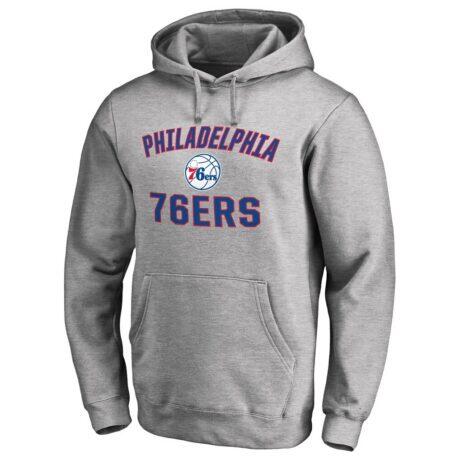 Philadelphia 76ers Victory Arch Pullover Hoodie - - Front View