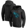 Charlotte Hornets Taylor Pullover Hoodie - Black - Front View