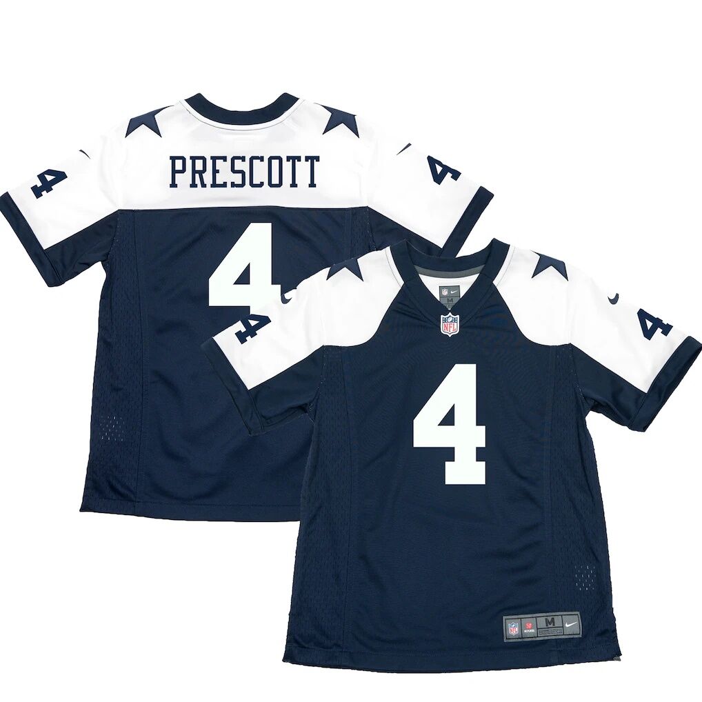 Dak Prescott Dallas Cowboys Nike Youth Throwback Game Jersey