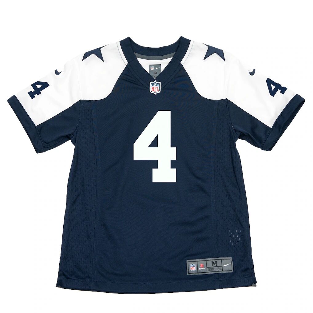 Dak Prescott Dallas Cowboys Nike Youth Throwback Game Jersey