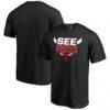 Chicago Bulls Hometown Collection See Red T-Shirt - Black - Back View