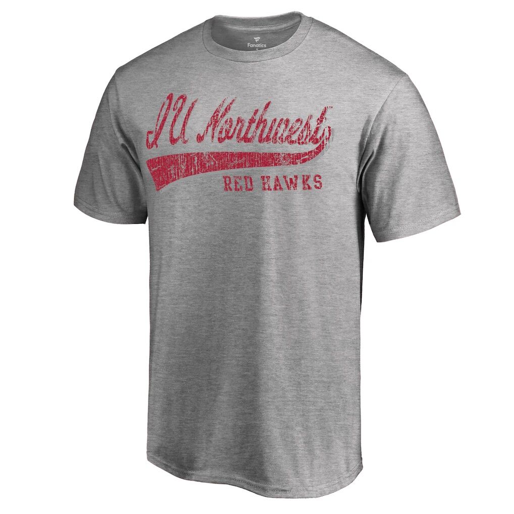 Indiana University Northwest Red Hawks All-American Primary T-Shirt - Heathered Gray