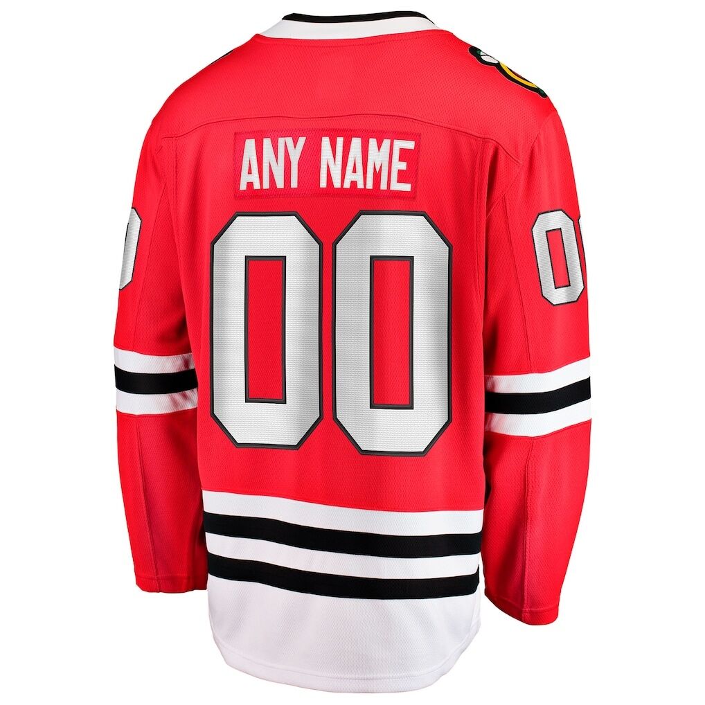 Chicago Blackhawks Fashion7 Home Breakaway Custom Jersey