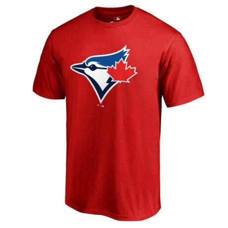 Toronto Blue Jays Logo T-Shirt - Red - Front View