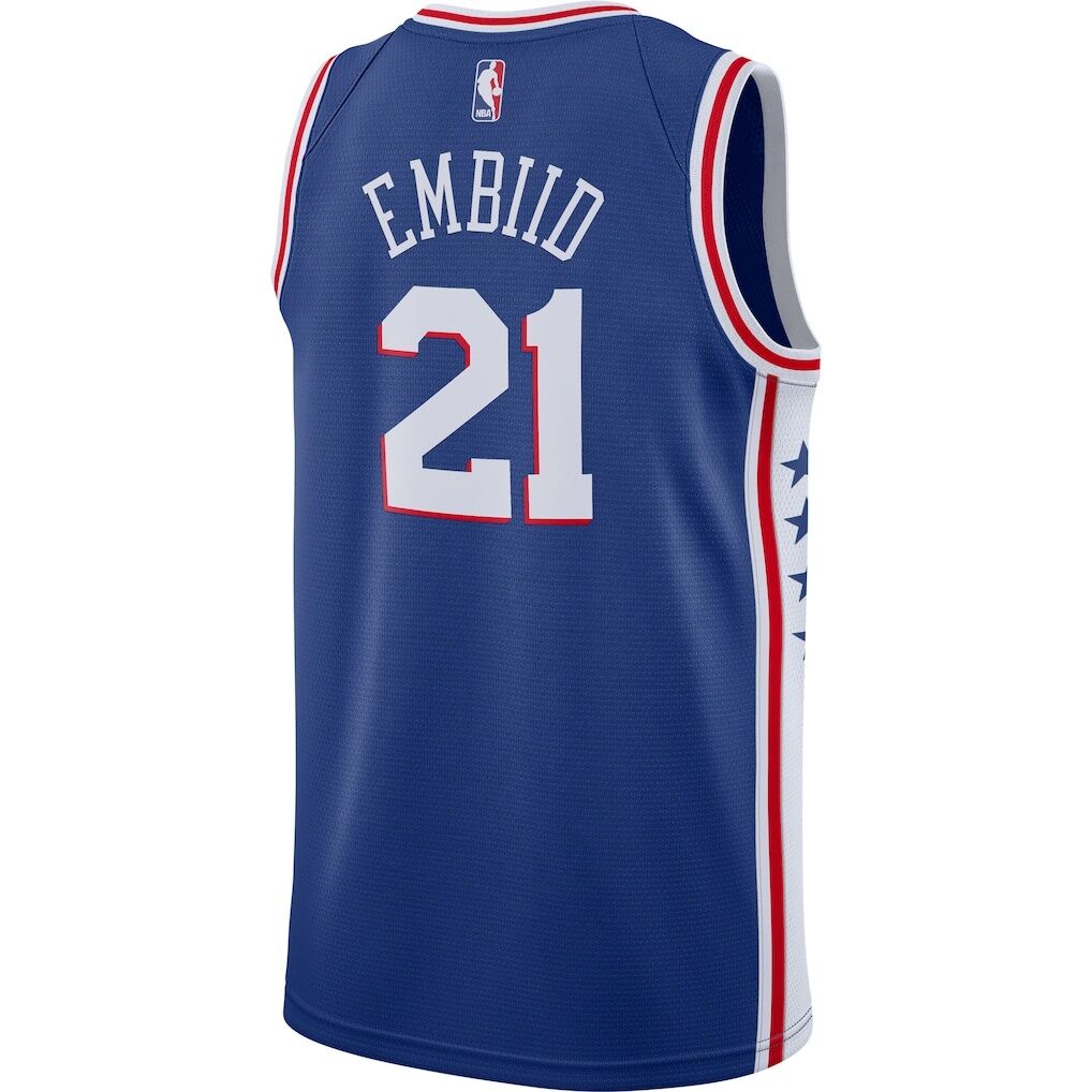 Joel Embiid Philadelphia 76ers Nike Swingman Jersey Royal – Icon Edition
