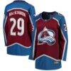 Nathan MacKinnon Colorado Avalanche Fashion7 Women's Home Breakaway Jersey - - Front View