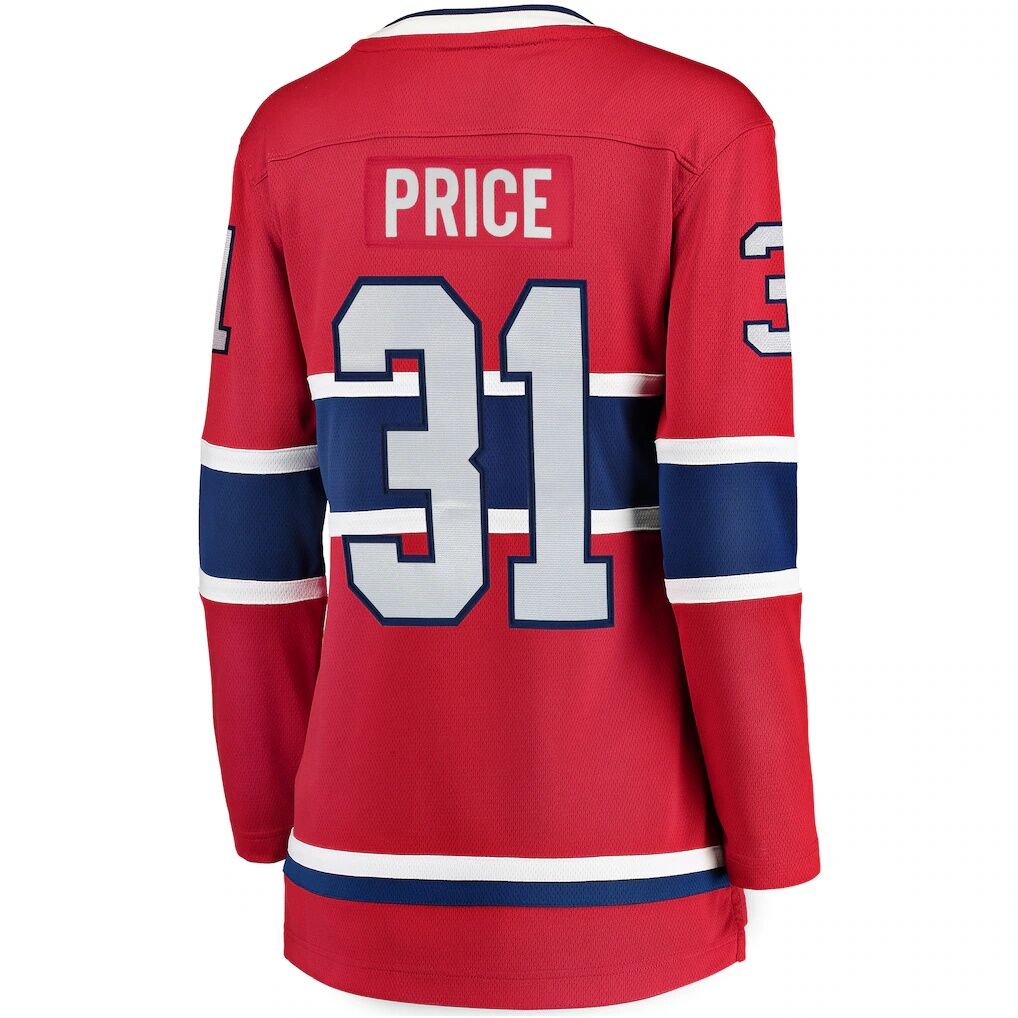 Carey Price Montreal Canadiens Fashion7 Women's Home Breakaway Jersey